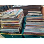 A large quantity of mainly pre 1980's LP's and other records to include jazz, easy listening,