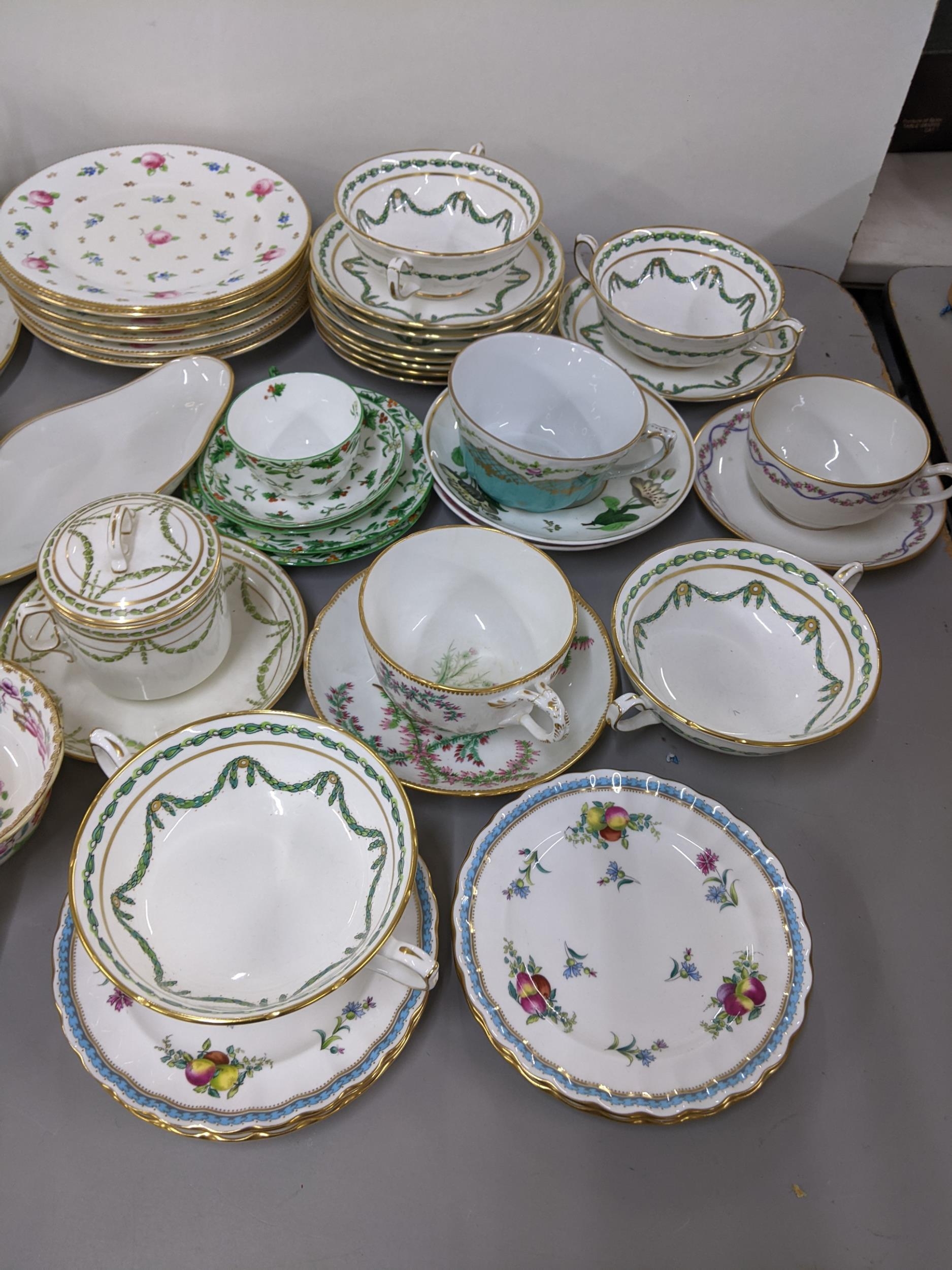 A mixed lot of porcelain to include a Legrand & Co Limoges part tea set, Victorian Coalport - Image 2 of 3