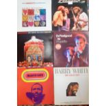 A large quantity of mainly 1970's LP's to include The Shadows, Barry White, Marvin Gaye and Dr