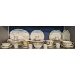 A selection of dinner and teaware to include Royal Crown Derby, T.Goode & Co and others Location: