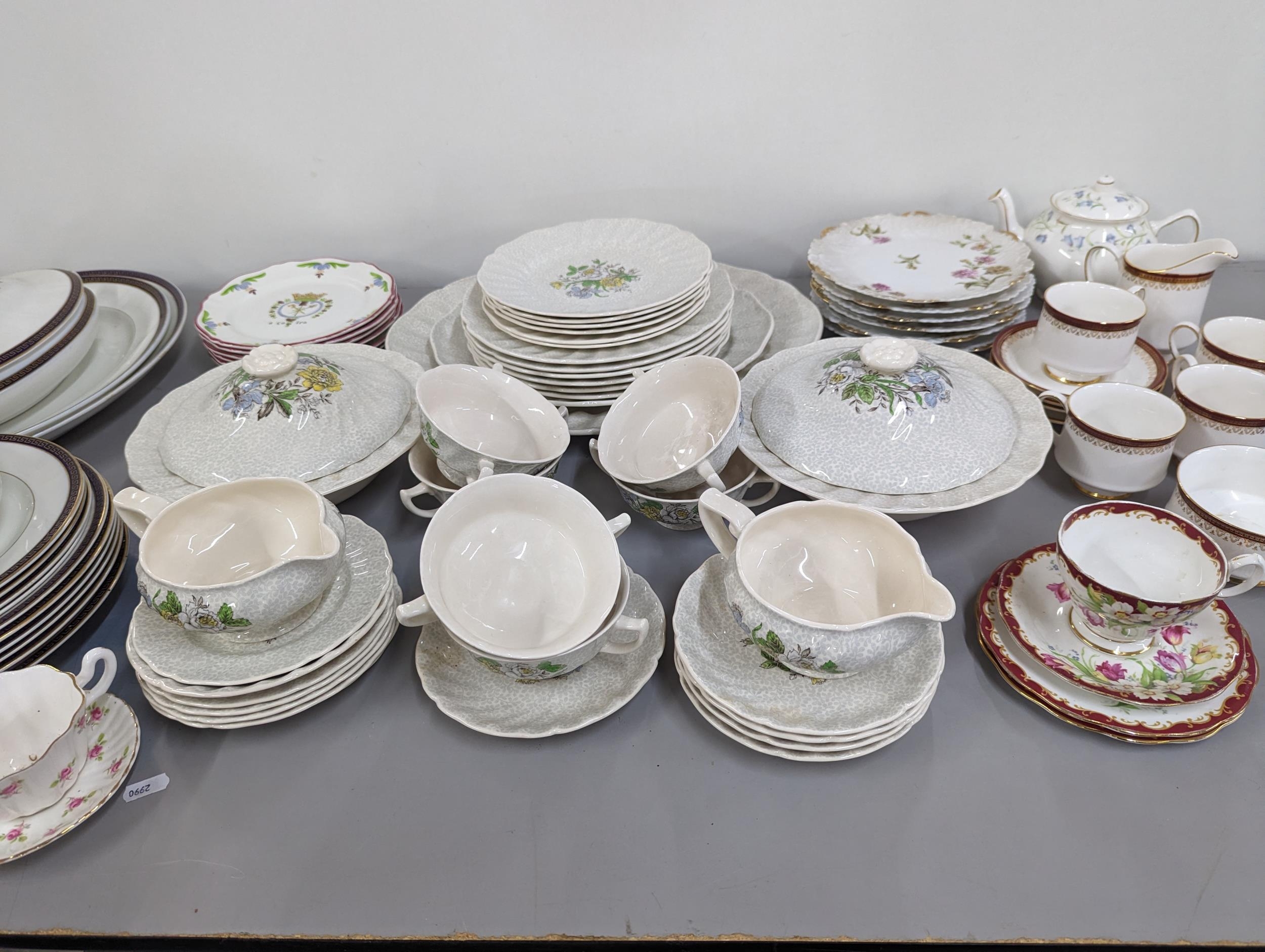 Mixed domestic china to include Royal Doulton Sunderland part dinner service Wedgwood for Mapel & Co - Image 3 of 4