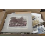 Box of studio and personal photographs from 1900 onwards mainly relating to Reginald Howard Palmer