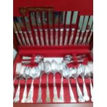 A cased canteen of Arthur Price silver plated cutlery, 8 setting Location: 1:4