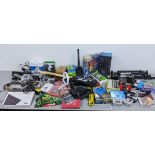 Photographic equipment and game related items to include a wii guitar, tripod, TomTom, a watch and