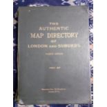 Book: The Authentic Map Directory of London and Suburbs Fourth Edition Location: 2.2