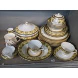 A Wedgwood Indian pattern part dinner service to include a tureen, sugar pot, plates, dishes and