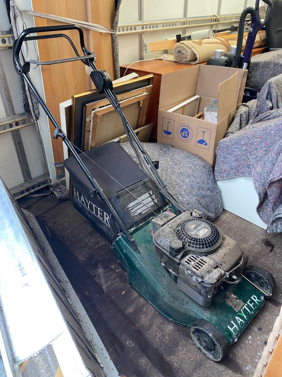 A Hayter Quantum XM 35 lawn mower, Location: G