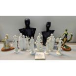 Figures to include Royal Worcester The 1920s Vogue Collection Royal Doulton Images and others,