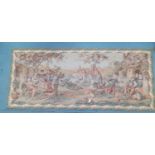 A late 20th century tapestry style wall hanging, 184 x 80cm, Location: RAB