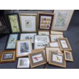 Mixed prints and watercolours to include local scenes by Phillip Martin and a signed Concorde