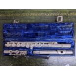 W T Armstrong flute in a case