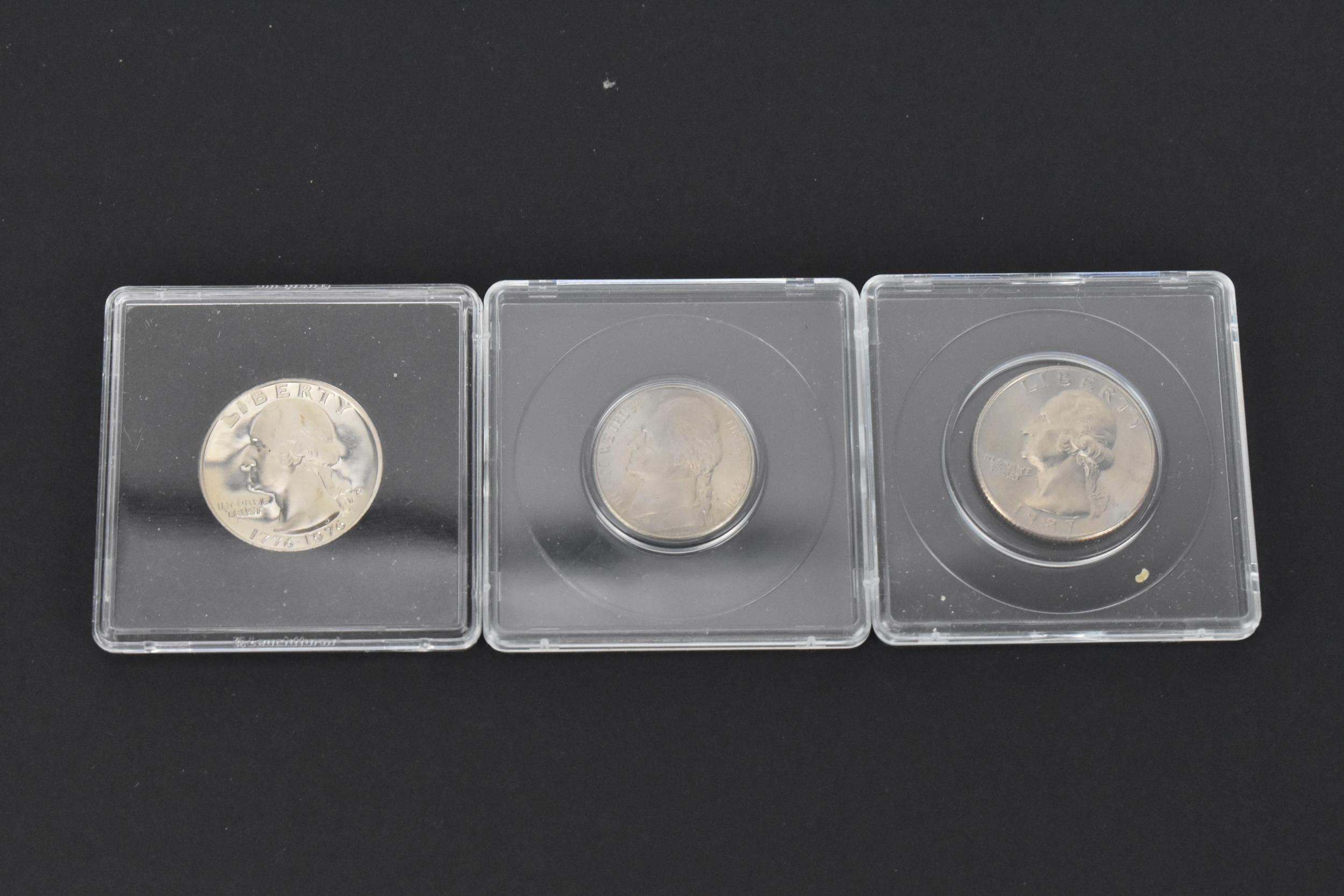 United States of America - mixed mid 20tcentury and later coinage to include Silver Eagles, quarters - Image 2 of 7