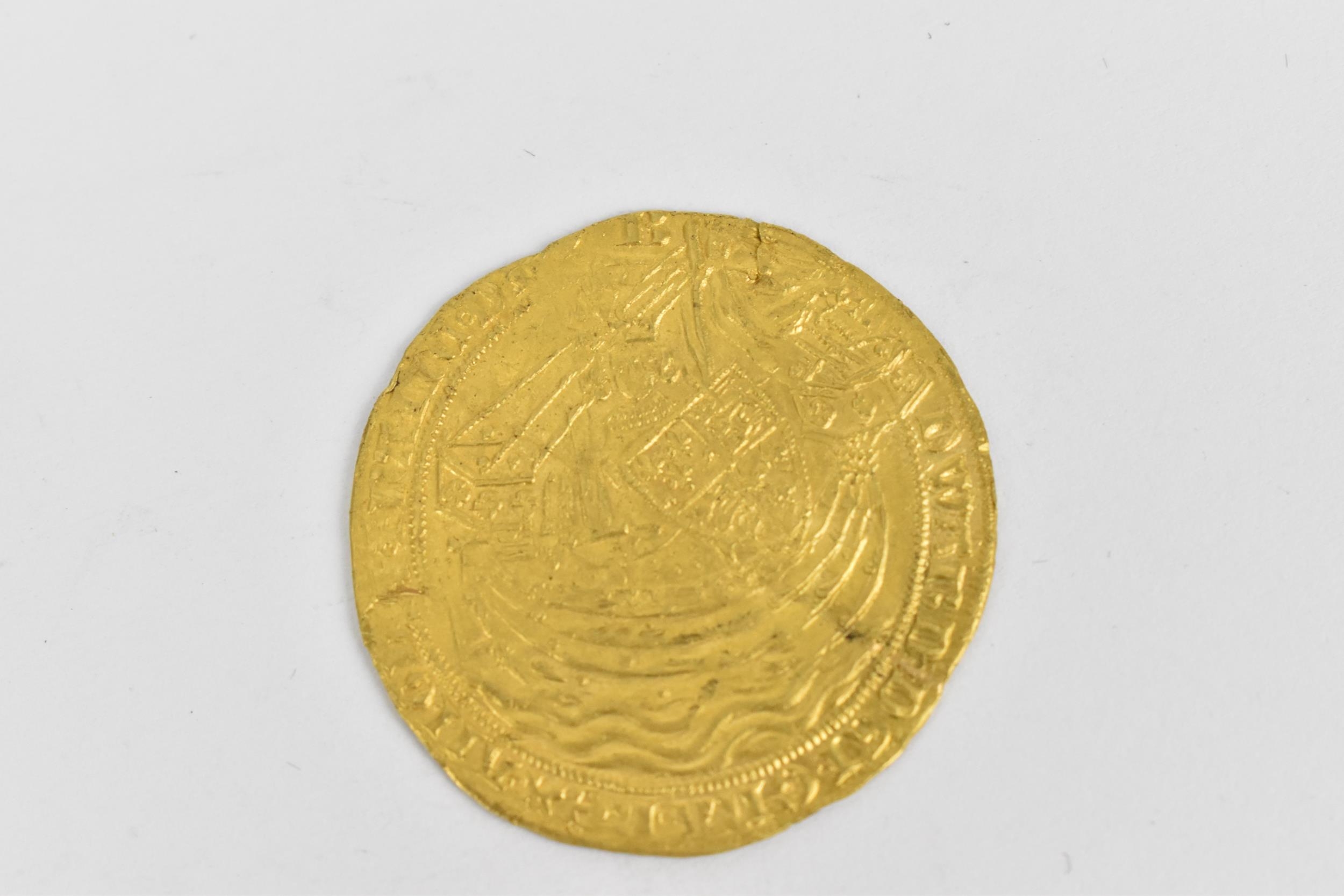Kingdom of England - Edward III (1327-1377) gold Noble, mm. cross 2 (1354-1355) portrait of the - Image 3 of 7