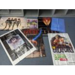 Horror Original film posters, approx 8 to include the USA original folded poster for John