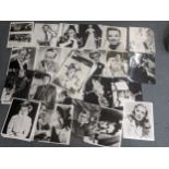 Black and White film stills, circa 80 to include Gerry Anderson, The Prisoner, Clint Eastwood,
