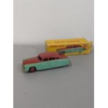 Dinky Toys No 171 Hudson commodore Sadan, highline version, turquoise lower body, red upper and hubs