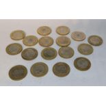 A group of 17 commemorative and other two pound coins to include Britannia, London Underground and