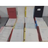 A quantity of screenplay scripts circa 1970's to include The Canterville Ghost by Oscar Wilde and