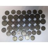 A collection of early 20th century shillings and florins, 1906 and later Location: