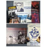 Music related posters and photos to include a signed poster of Eric Burdon of the Animals and War
