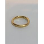 A 22ct gold wedding ring 7.25g Location: