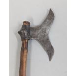 A 19th century Indian Bulova fighting axe, on later hilt, Location: