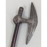 A 19th century Indian Bulova fighting axe, on later hilt, Location: