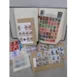 An album of worldwide stamps plus unmounted mint GB pre-decimal and Commonwealth stamps Location: