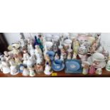 Commemorative china and other 20th century collectables to include Wedgwood blue Jasperware and