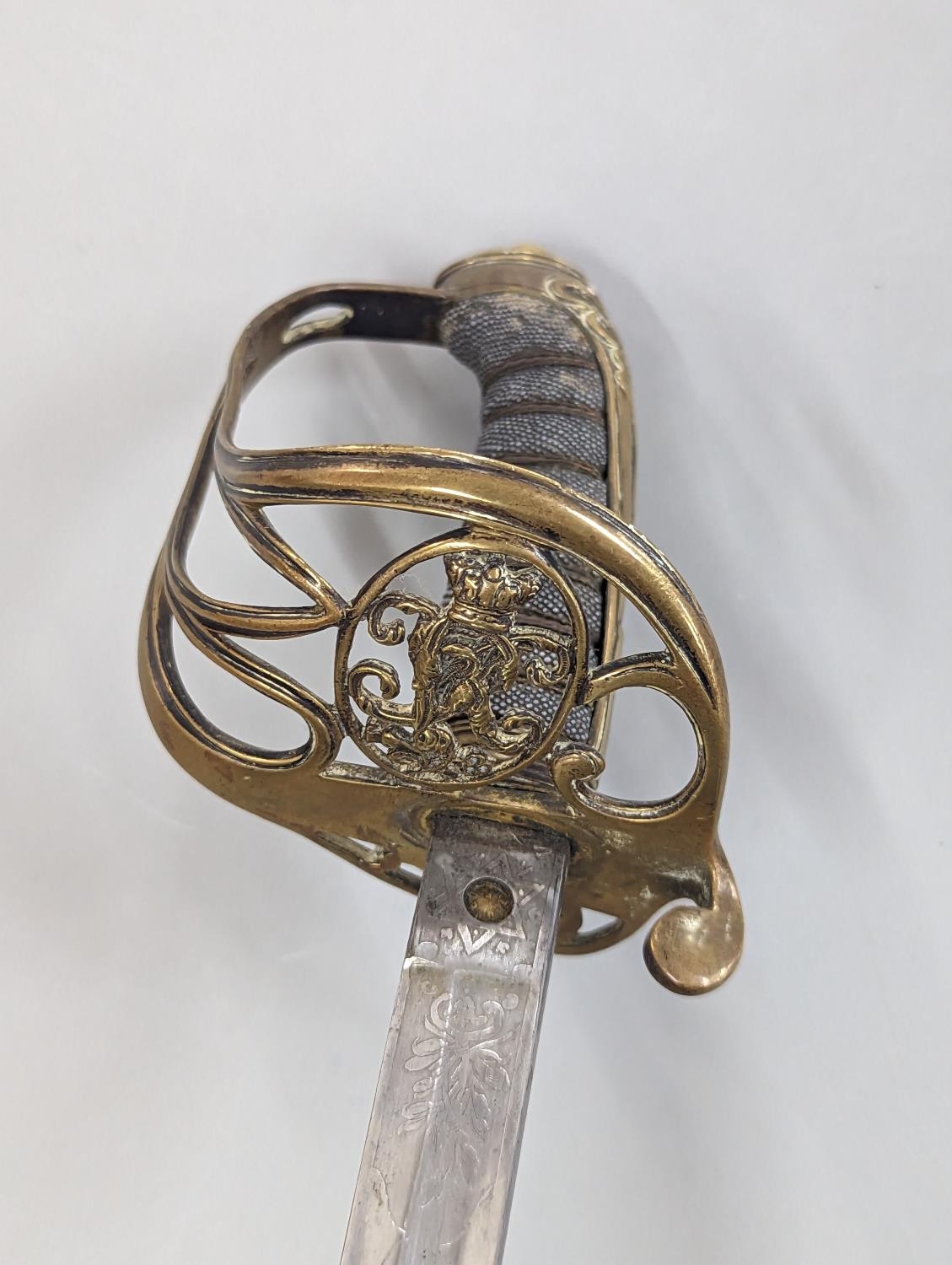 A Victorian 1854 pattern infantry Officers sword by Maxsted Carlton St, Regent Street, London, - Image 2 of 5