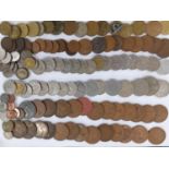 Mixed Victorian and later coinage to include Florins, Shillings, Pennies and other world examples,