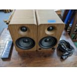 Kanto YU4 140W powered bookshelf speakers with Bluetooth and built-in Phono pre-am, features