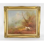 Frank Jason (XX) British 'The pointer', depicting a hunting dog in an autumnal forest, signed