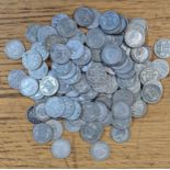 A quantity of post-1920 British Sixpences, approximately 125, Location: