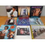 A quantity of mainly 1980's LP's and 12" records to include Michael Jackson, Spandau Ballet, Earth