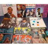 A quantity of mainly 1950's/60's jazz LP's to include Gerry Brown and Fats Waller together with
