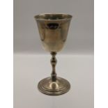 A Mordun silver goblet hallmarked London 2003, total weight 202.3g Location: