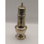 A late 20th century silver sugar caster hallmarked Birmingham 1989, total weight 86.8g Location: