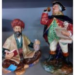 A Royal Doulton figure 'Town Crier' HN 2119 together with Omar Khayyam HN 2247 Location: 2.3