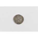 Roman Republic (509BCE-27BCE) Denarius, Moneyer Lucius Thorius Balbus, bust of Juno Sospita,