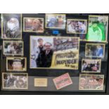 A limited edition Only Fools and Horses picture montage, mounted in a glazed frame, with