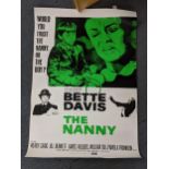 Bette Davis, The Nanny, UK One sheet film poster Location:
