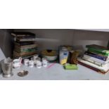 A mixed lot to include Poole pottery, Carlton Ware, Rouge Royale vase, various books, Royal