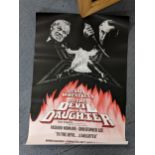 To the Devil a Daughter, UK One sheet film poster Location: