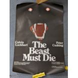 The Beast Must Die, UK One sheet film poster Location: