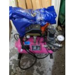 A Junair air compressor Location: