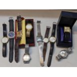 Mixed watches to include an Avia automatic Rotary and others Location: