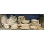 Mixed china to include Royal Worcester Gold Chantilly, Royal Doulton Gold Concord Crown