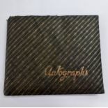 An autograph album containing the following autographs, Lesley Phillips, Sally Smith, Kenneth