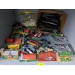 A mixed lot of toys to include Hornby 00 gauge, Lone Star Eaglet series buildings and train